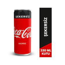 Coca-Cola Şekersiz Kutu 330Ml