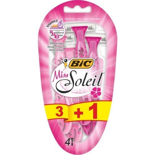 Bic Miss Soleil Kadın Tıraş Bıçağı 3+1 li Blister 3 Bıçaklı