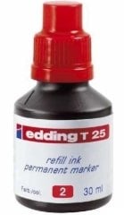 Eddıng Permanent Mürekkep 30 Ml E-T25 Kırmızı