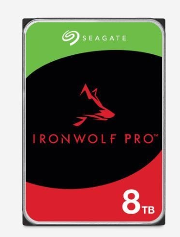 IronWolf Pro 8 TB Kurumsal NAS Dahili Sabit Disk HDD CMR 3.5'' SATA 6 Gb