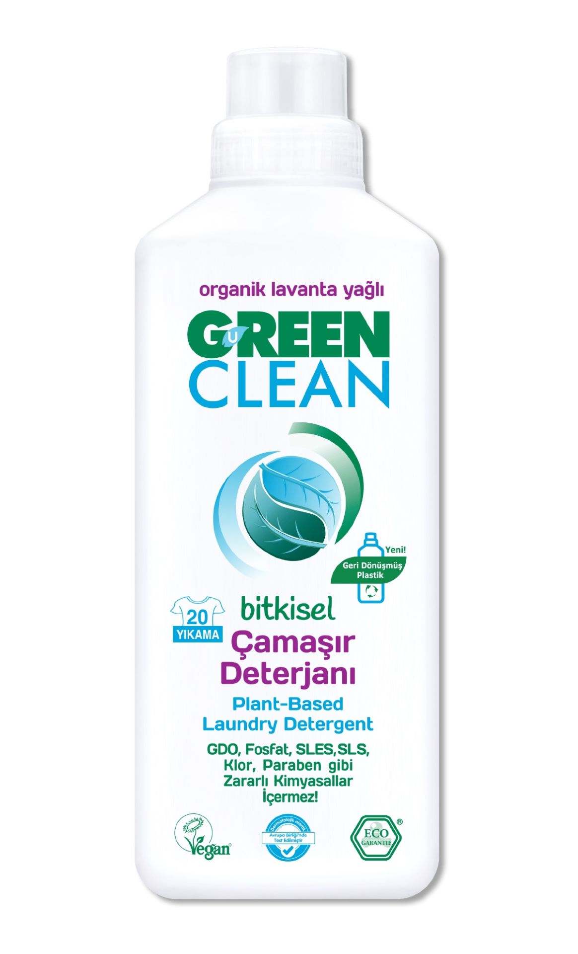 Green Clean Bitkisel Çamaşır Deterjanı 1000ml