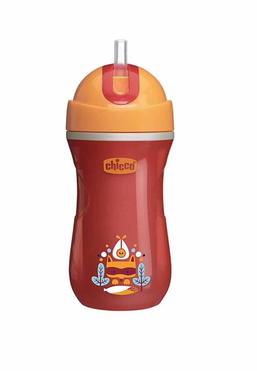 Chicco Isı Yalıtımlı Sport Bardak Pipetli Erkek 14+Ay Kırmızı