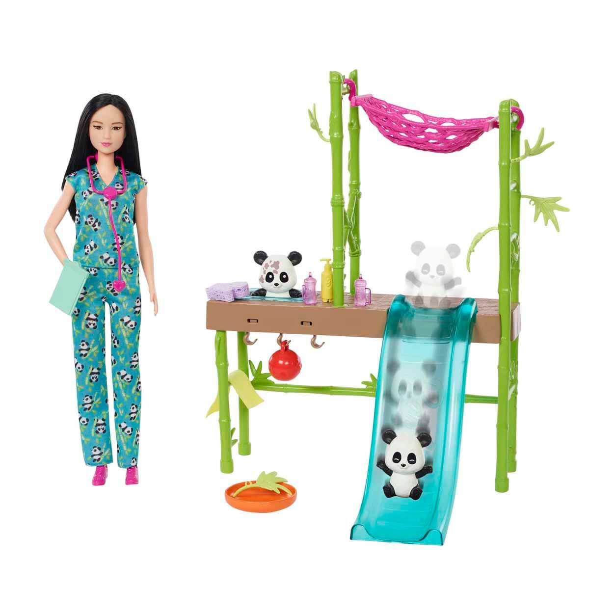 Barbie Yavru Panda Bakımı Oyun Seti HKT77