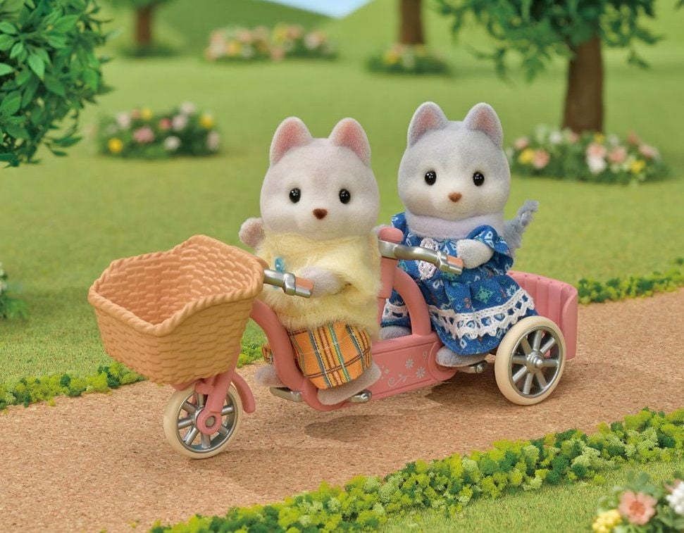 Sylvanian Families Tandem Bisiklet ve Haskiler 5637