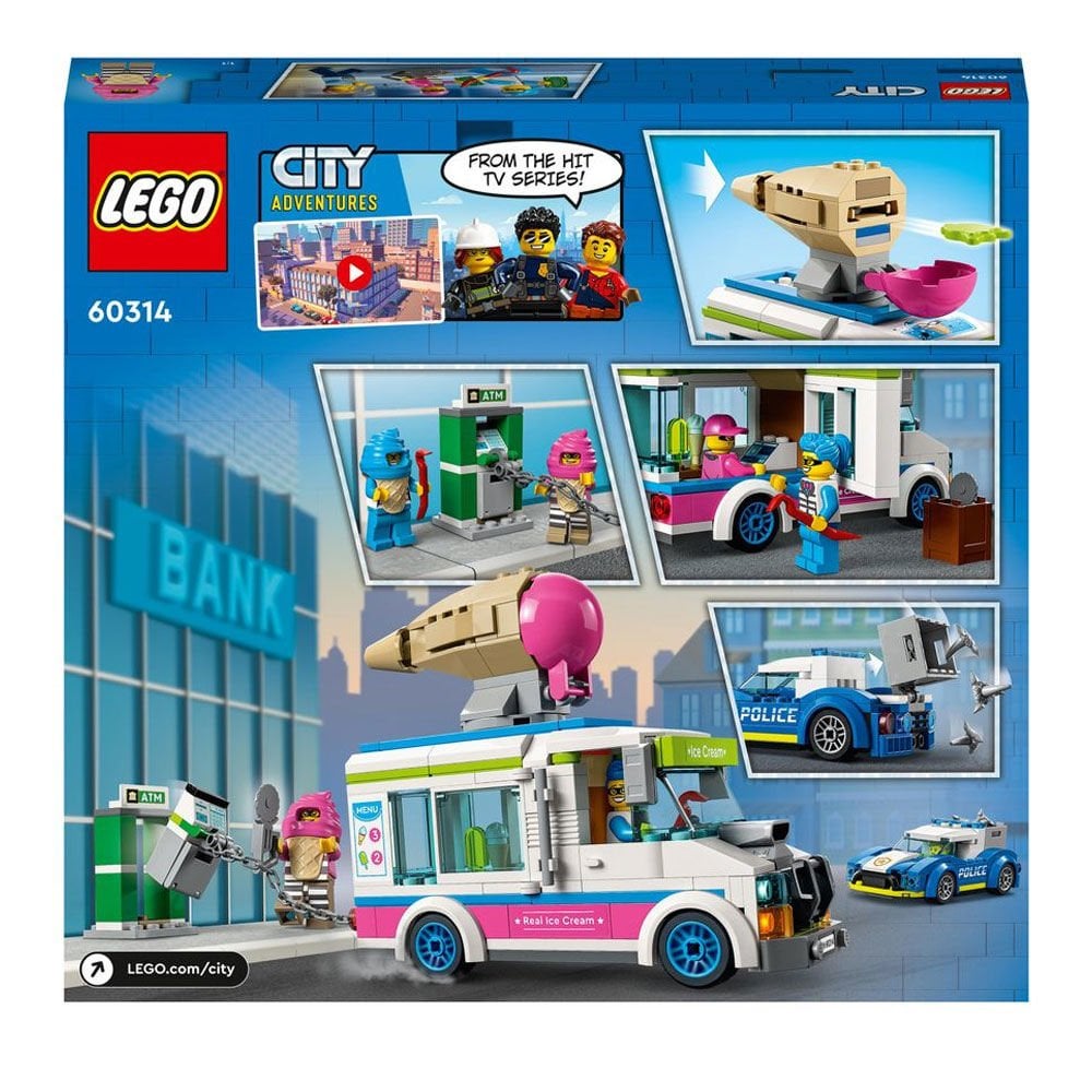 Lego City Dondurma Kamyonu Polis Takibi 60314