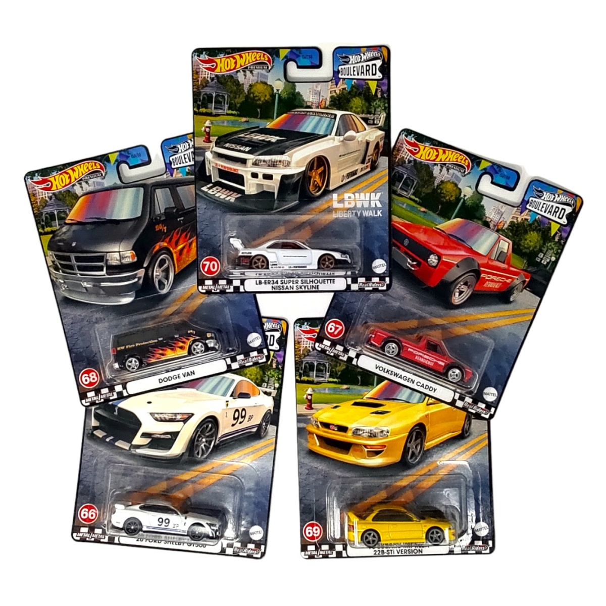 Hot Wheels Premium Boulevard Serisi 5 Li Set 2023   Diecast Hot Wheels Gjt68 Premium Boulevard 2023 