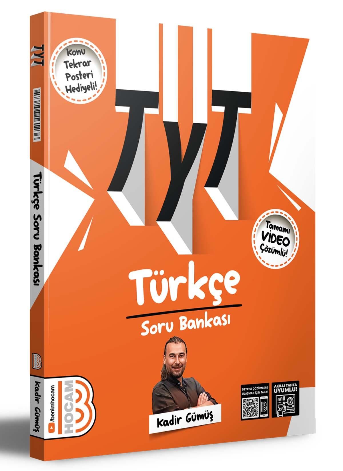 Benim Hocam 2024 TYT Türkçe Soru Bankası + Konu Tekrar Posteri GU8912