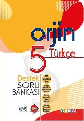 Gama Yayınları 5. Sınıf Orjin Türkçe Destek Soru Bankası