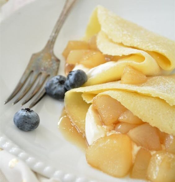 Birnen-Haselnuss-Crêpe | Grillen, grillen, grillen