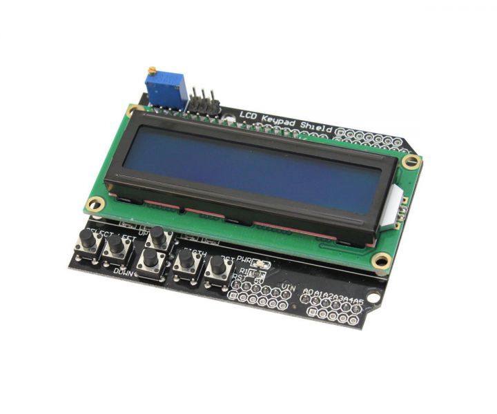 Lcd 1602 shield. LCD display 1602 Keypad Shield. LCD Keypad Shield 1602. Блок LCD Keypad Shield. Дисплей жидкокристаллический 0ex ip67.