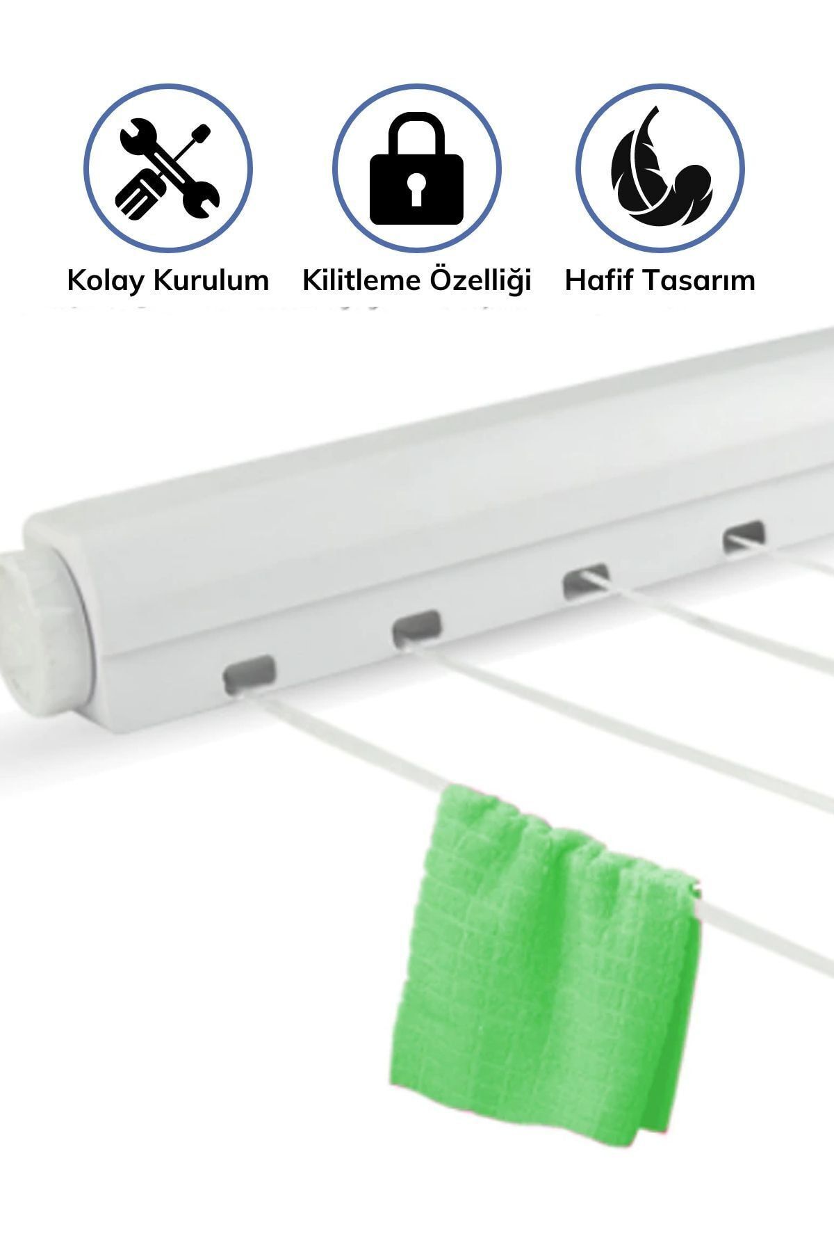 Pratik Portatif Yeni Nesil Çek As Kolay Askılık 4 İpli Askılık NN8591 Pratik Portatif Yeni Nesil Çek As Kolay Askılık 4 İpli Askılık NN8591
