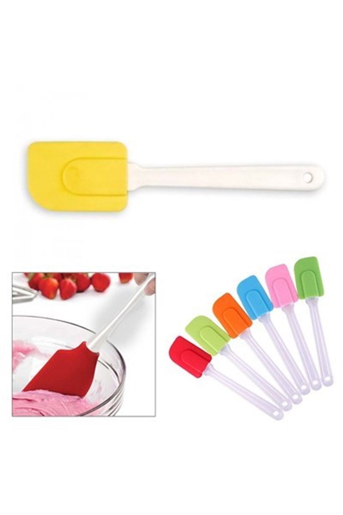 Dekoratif Renkli Silikon Spatula Pratik Sevimli Spatula Kaşık GU9949 Dekoratif Renkli Silikon Spatula Pratik Sevimli Spatula Kaşık GU9949