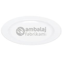 Plastik Beyaz Tabak 26 cm