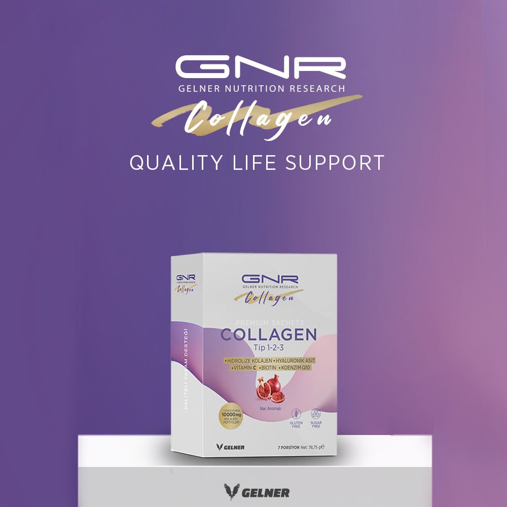 GNR Collagen Tip 1-2-3 Saşe Nar Aromalı (7 Adet)