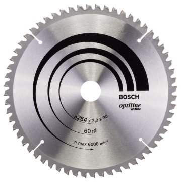 Bosch Optiline Wood 254*30 mm 60 Diş Tophan Makina