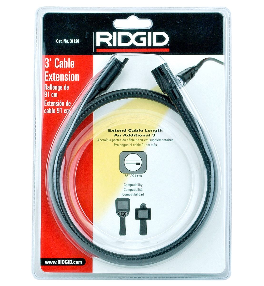 RIDGID 31128 Micro CA300 Dijital Gözlem Kamera 90 cm Kablo uzatması