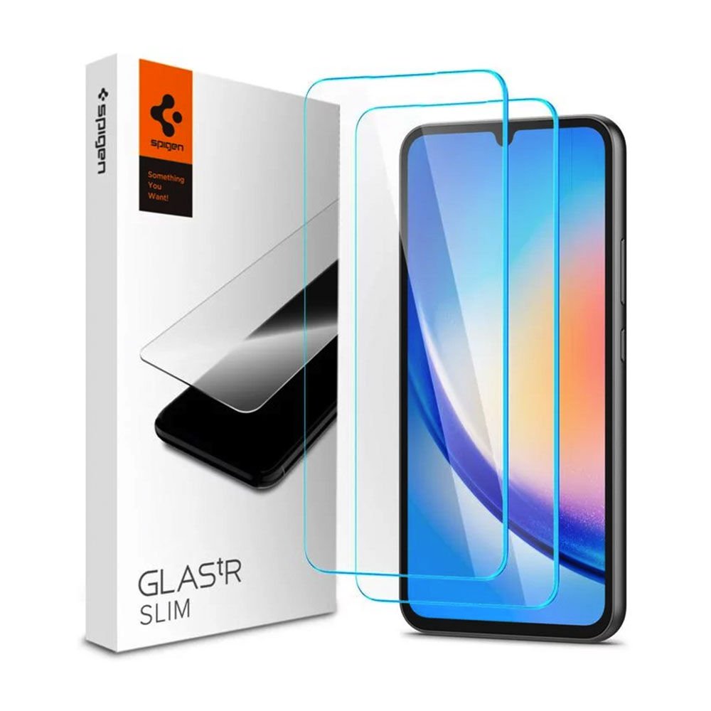 Galaxy A34 5G Cam Ekran Koruyucu, Spigen Glas.tR Slim (2 Adet) | Spigen