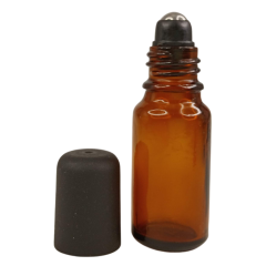 Amber Metal Bilyeli Roll On Şişe 10 ml 10 Adet