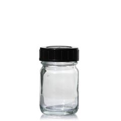 Şeffaf Cam Geniş Boyunlu Numune Şişesi 100 ml 1500 Adet