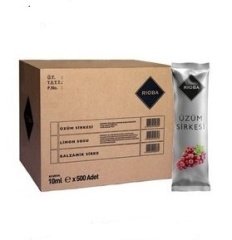 Üzüm Sirkesi Tek Kullanımlık 10 g x 500 Adet