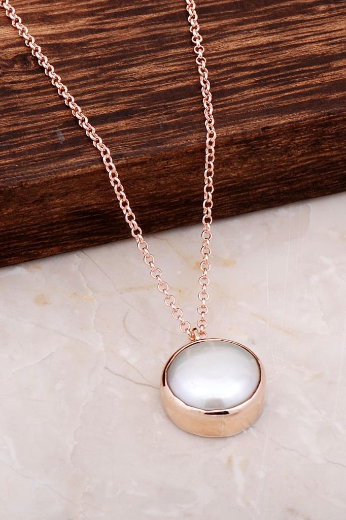 pearl stone necklace