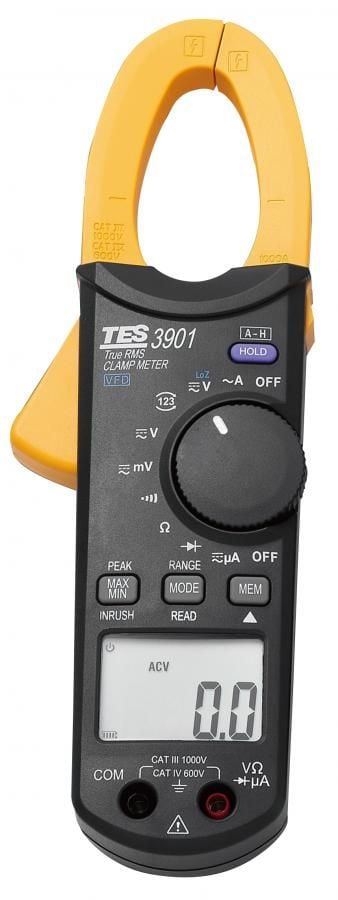 Tes 3901 True Rms Ac Clamp Ammeter