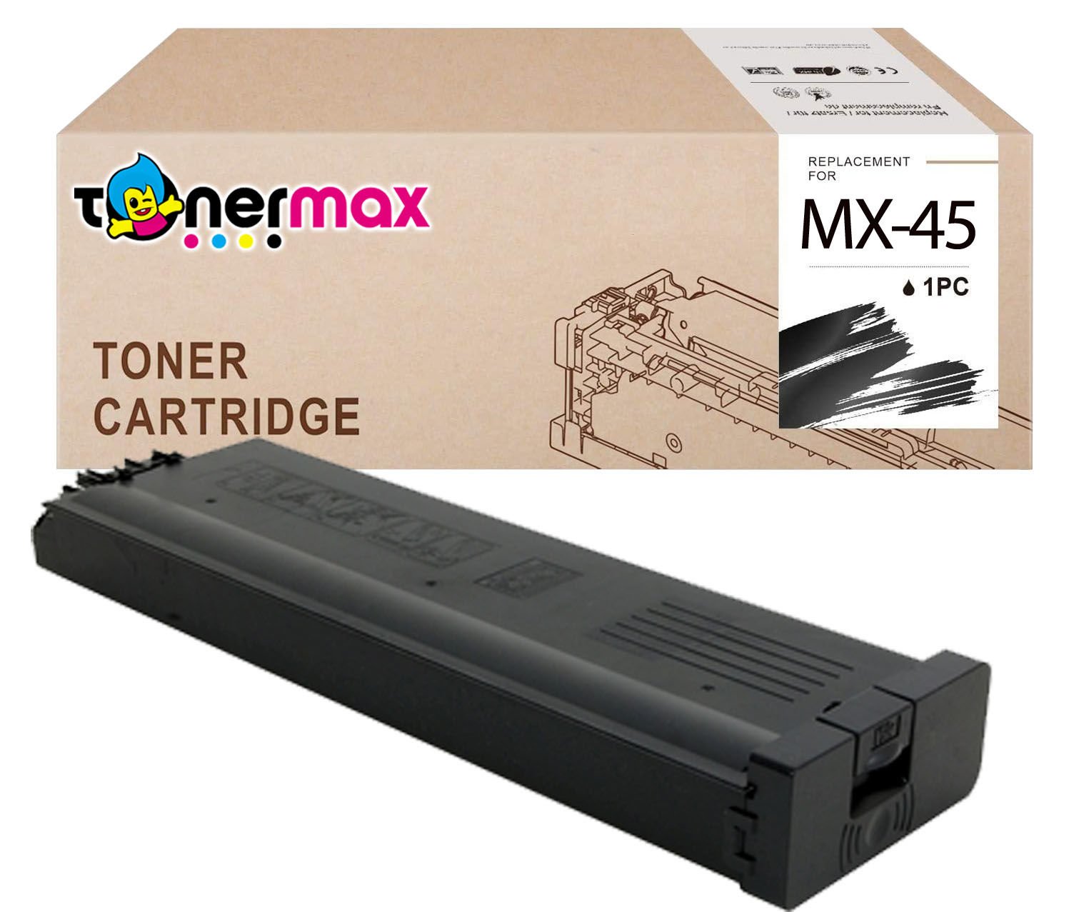 Sharp MX-45GTBA Muadil Toner / MX3500 / MX3501 / MX4500 / MX4501