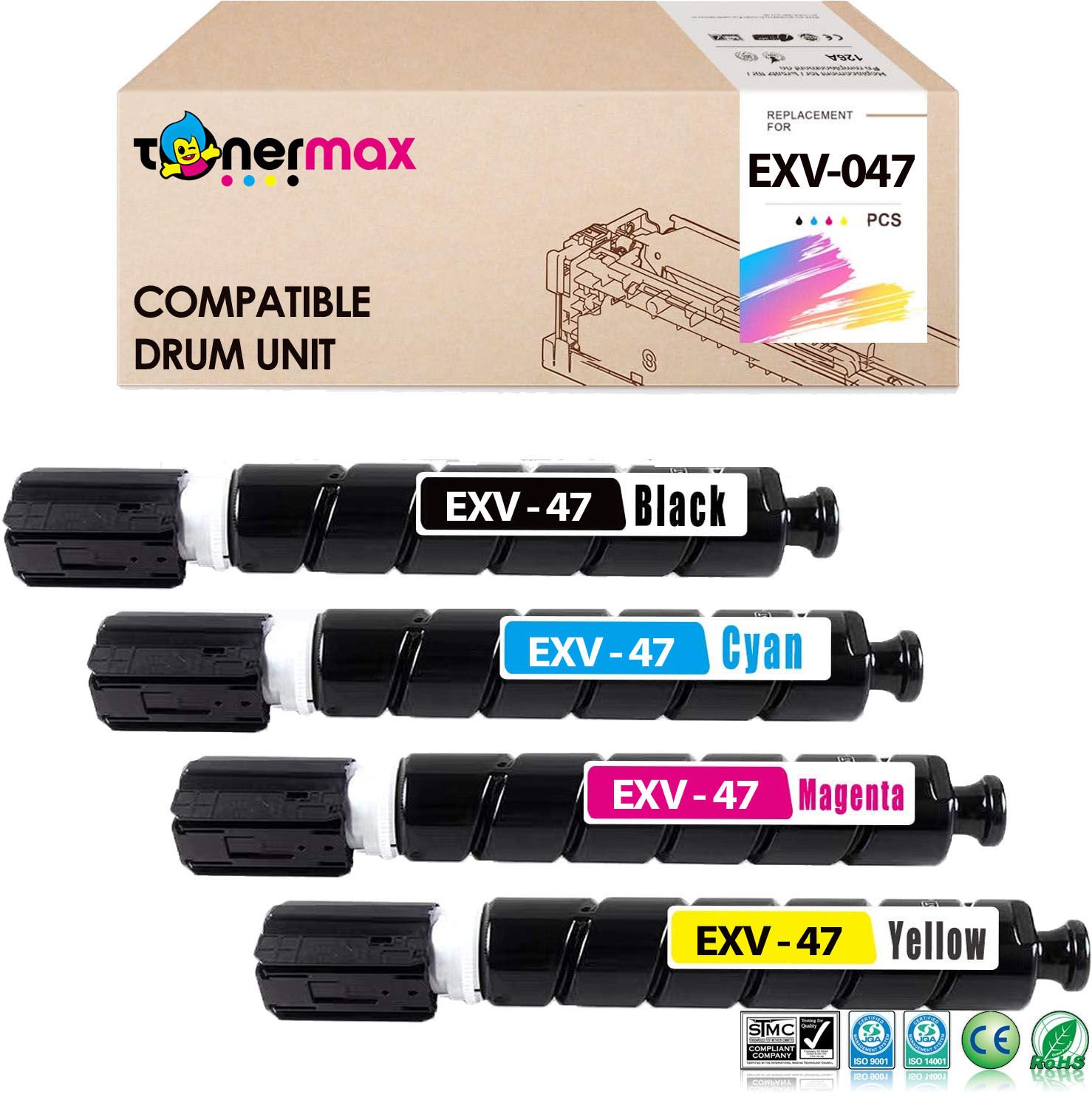 Canon C-EXV47 Muadil Toner Set/ IR-C250i / IR-C255i / IR-C350i / IR-C350P / IR-C351if / IR-C355i / IR-C355ifc / IR-C355p