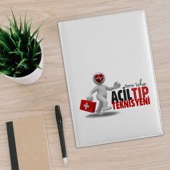 Kişiye Özel Mesleki Acil Tıp Teknisyeni 2023 Beyaz Deri Ajanda