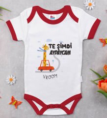BK Kids Te Şimdi Tasarımlı Kırmızı Bebek Body Zıbın-1