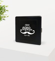 Kişiye Özel Canım Babam Tasarımlı Siyah Metal Sigara Tabakası-8