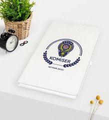 Kişiye Özel Komiser Temalı Beyaz Defter - 2