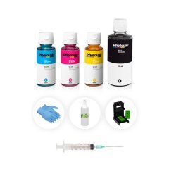 HP 2710/2720/2721/2320/2321 Yazıcı Uyumlu Photoink PLUS Siyah ve Renkli Kartuş Dolum Seti