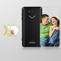Kişiye Özel Vestel Venus 5.5V İnce Şeffaf Silikon Telefon Kapağı