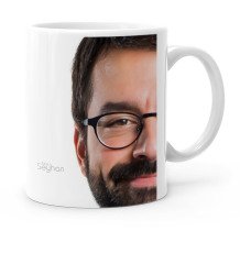 Kişiye Özel Face Mug Beyaz Kupa Bardak - 3