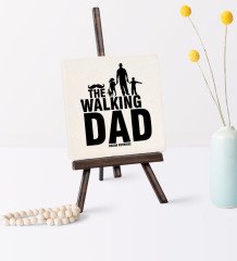 Babalar Gününe Özel The Walking Dad Şovaleli Doğal Taş - 2