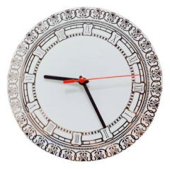 Sublimasyon Yuvarlak Cam Saat 20 cm
