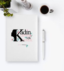 Kişiye Özel Kadınlar Günü Temalı 2023 Deri Ajanda & Kalem Hediye Seti - 1