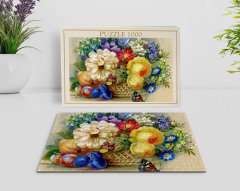 BK Home Yağlıboya Tasarımlı 1000 Parça Profesyonel Puzzle-15