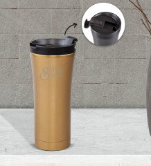 Kişiye Özel 784 Gold Paslanmaz Çelik Termos Bardak 450ml