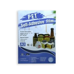Starfilm Yarı Şeffaf Film Etiket (PET) 0,08mm A3 20 Sayfa