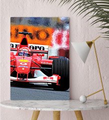 BK Gift Formula 1 Tasarımlı Kanvas Tablo 30x50cm-2