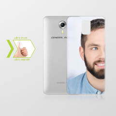 Kişiye Özel General Mobile Android One İnce Şeffaf Silikon Telefon Kapağı