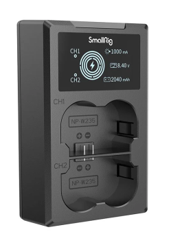 SmallRig NP-W235 Çiftli Şarj Cihazı (4085)