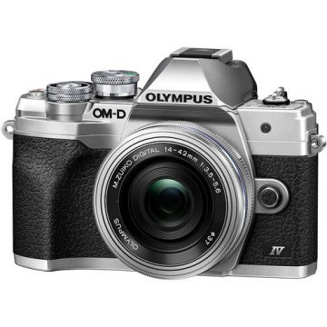 Olympus E-M10 Mark IV 14-42mm Lensli Kit (Silver)